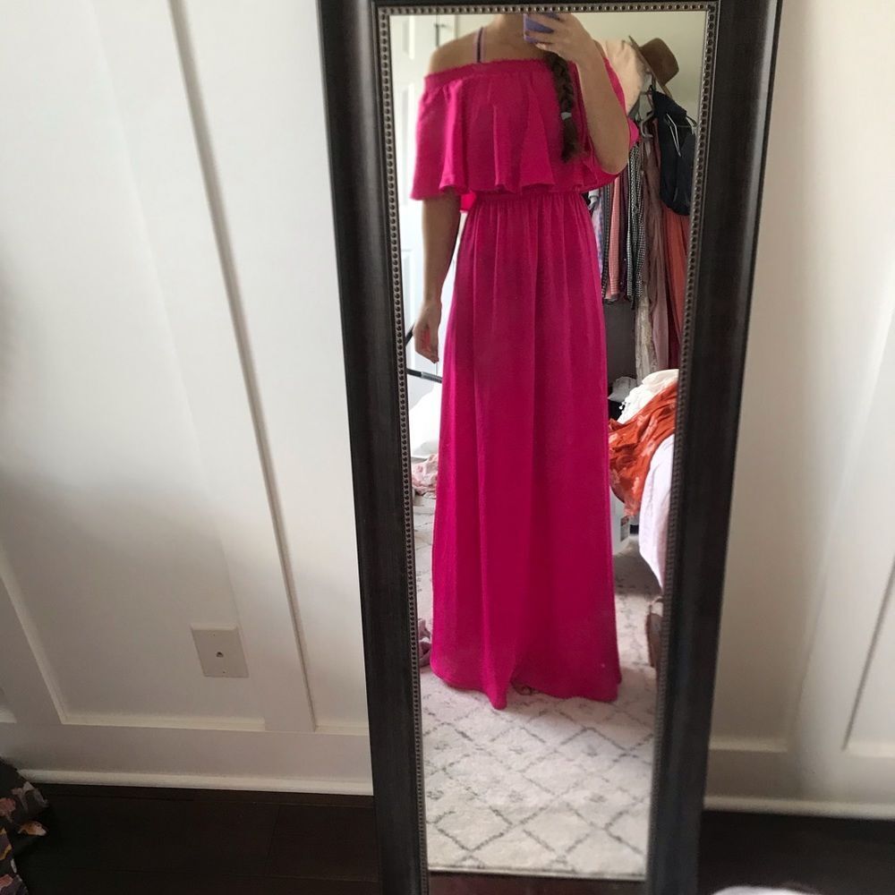 NWOT Show me your Mumu pink maxi